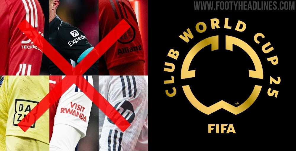  FIFA不允許世俱杯球隊(duì)有袖標(biāo)贊助，需貼上世俱杯徽標(biāo)
